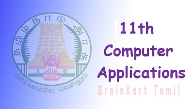 11th Computer Applications